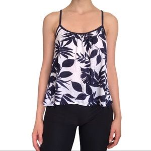 Papaya floral strappy top